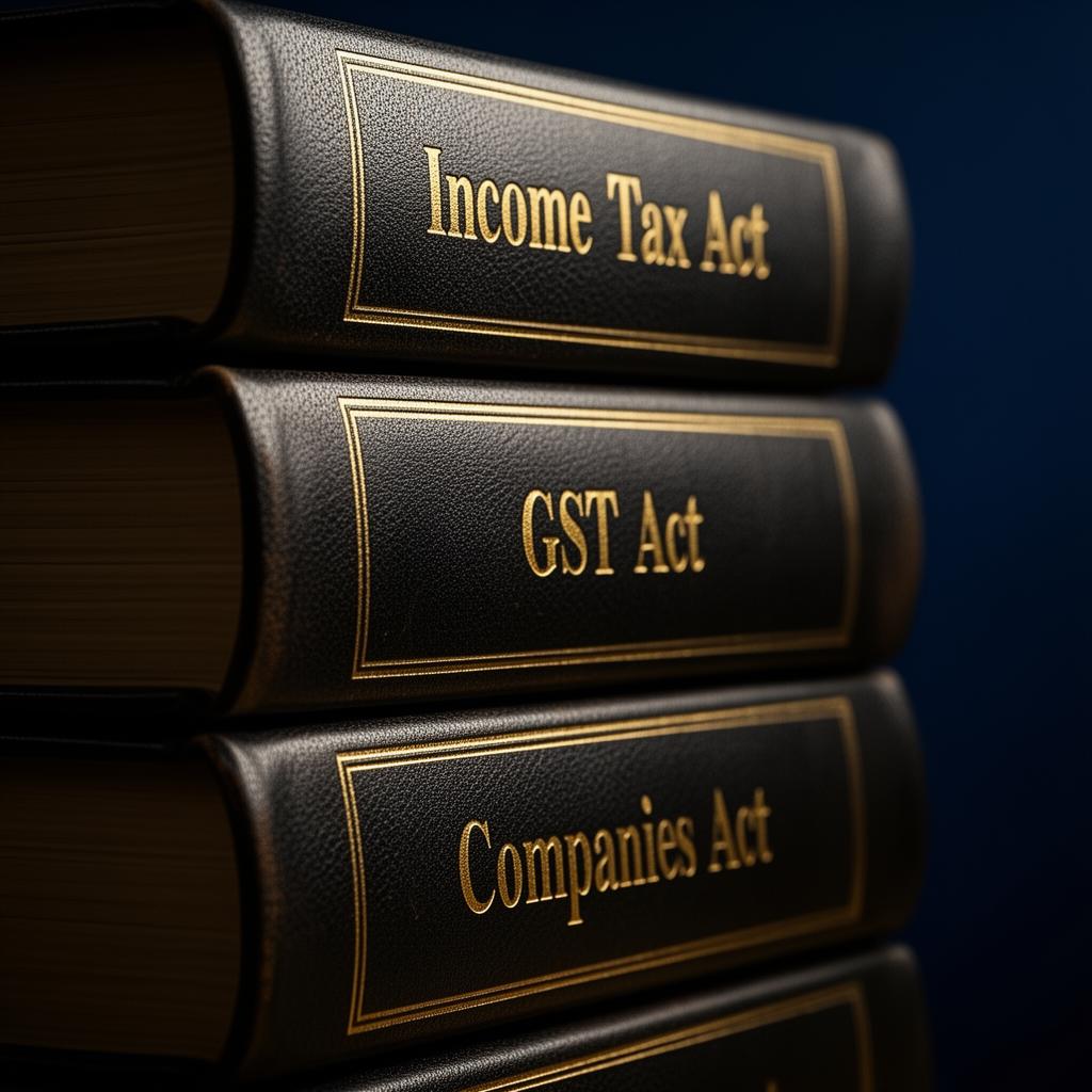 Volumes of Indian Income Tax, GST and Companies Act